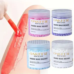 OAKEER-Canned Hair Removal Wax - Quick Wax, Safe Hair Remover, Easy Hair Removal, New formula for safer and painless hair removal, suitable for use on the face, underarms, legs, back, and chest areas, Body Waxing, Hair Removal Product