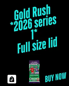 #3027 - x1 Gold Rush *2026 Series 1* Full Size Lid + Sports Cards