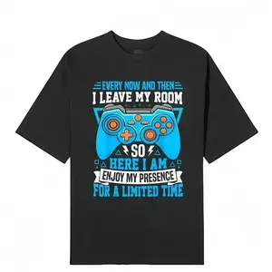 Women's 100% Cotton Casual Gaming Short Sleeve Round Neck T-Shirt - "Enjoy My Limited Time" Graphic, Machine Washable Top, Perfect for Spring and Summer tiktokshopspringglowup