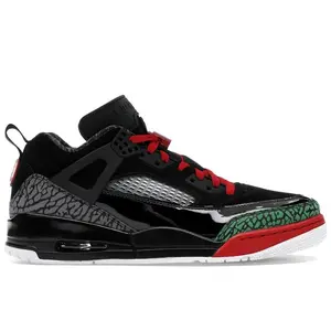 Jordan Men's Spizike Low Black Classic Green White Varsity Red, from StockX