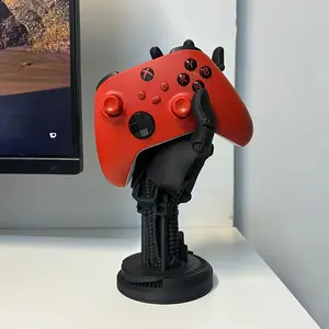 Cyberpunk-Inspired Game Controller Stand, Stylish Desktop Holder, Desk Accessory Compatible with Xbox, PS4, PS5, Earphone & Phone, Gaming Accessories, Console Accessory