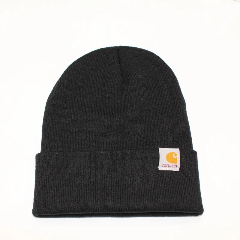Carhartt Men Women Cuffed Knit Beanie, Classic Solid Color Warm Winter Skull Cap Outdoor Street Fashion Cuffed Hat