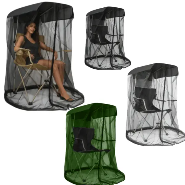 Outdoor Chair & Swing Mosquito Net - Zippered Durable Waterproof Mesh Tent Cover, Breathable Insect Screen for Quick Setup, Coverage for Outdoor Enthusiasts in Garden, Patio, Use