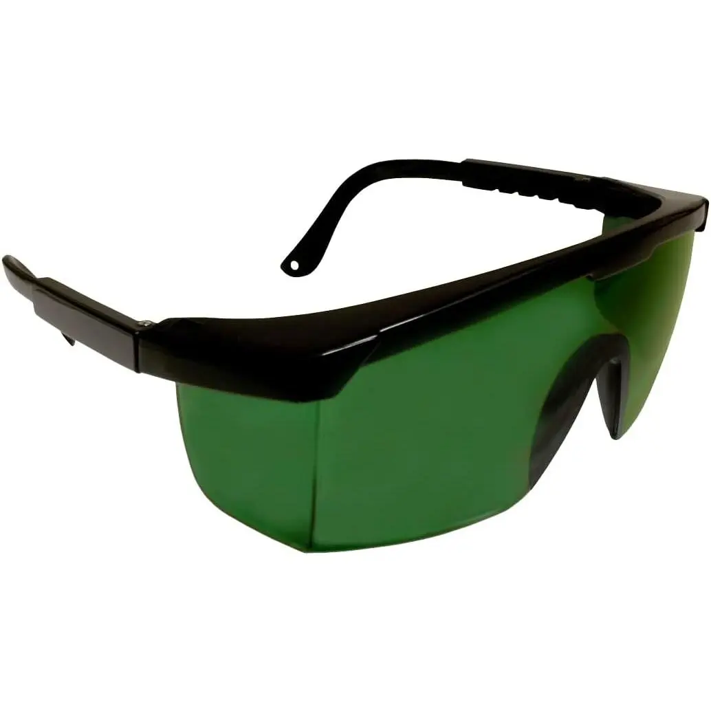 1-Pack Safety Welder's Glasses - Black Frame, 5.0 Filter Green Lens, UV Protection, ANSI & CSA Compliant, Comfortable Texture