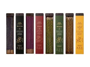 InsomniaRelief SpiritualHealing Five Elements Incense Set | Oriental Mysticism Aroma Balance Wealth Luck & Spiritual Purification