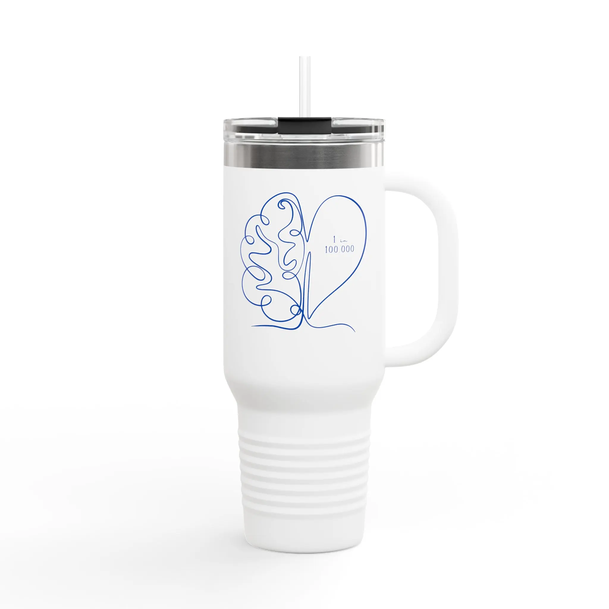 IIH Tumbler | 1 in 100K Blue Brain Travel Mug - 40oz