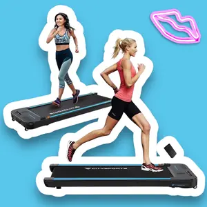 Treadmills for Home, CITYSPORTS Walking Pad Treadmill with Audio Speakers, Slim & Portable