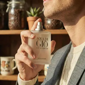 Men's Perfume 100ML Eau De Parfum, Citrus Ocean Scent, Aquatic Fragrance, Ideal for Office, Travel & Gifts, Daily Use Fragrance, No Flammable Aerosol