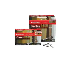 212 MAIN Cortex Hidden Deck Fastener Hardware Kit - 2.75 in. Torx TTAP Star Head Coarse Thread Self-Tapping Stainless Steel Screws with Plugs for Gravel Path Use (224 Per Box)