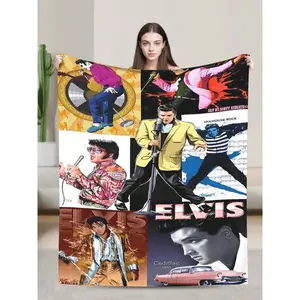 Presley Merch Warm Breathable All-Season Air Conditioner Blanket for Classic Car Use & Outdoor Picnics, Classic Car Blankets