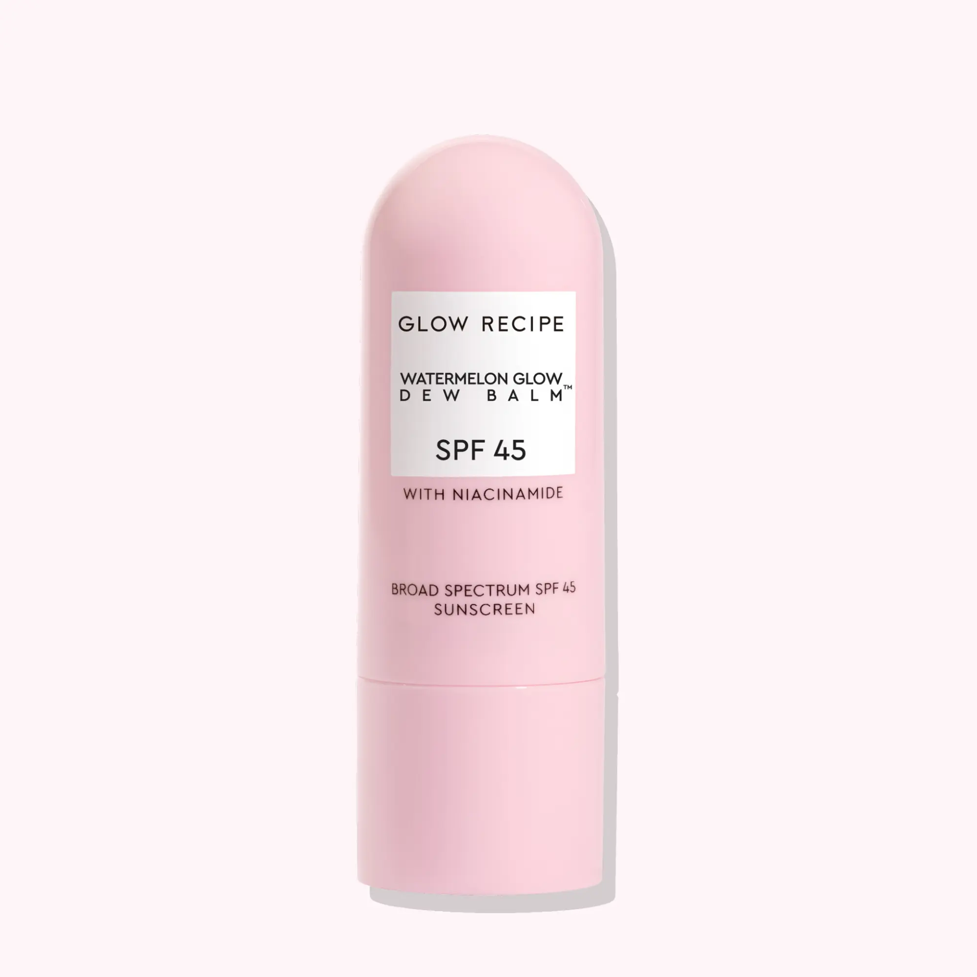 Glow Recipe Watermelon Glow Niacinamide Dew Balm SPF 45 Korean Facial Sunscreen - Fragranced, with Hyaluronic Acid, Vitamins, Oil - Daily/Evening Use, Brightens, Protects, Hydrates, Evens Skin Tone, Supports Skin Repair, Fragrance, Glow Up