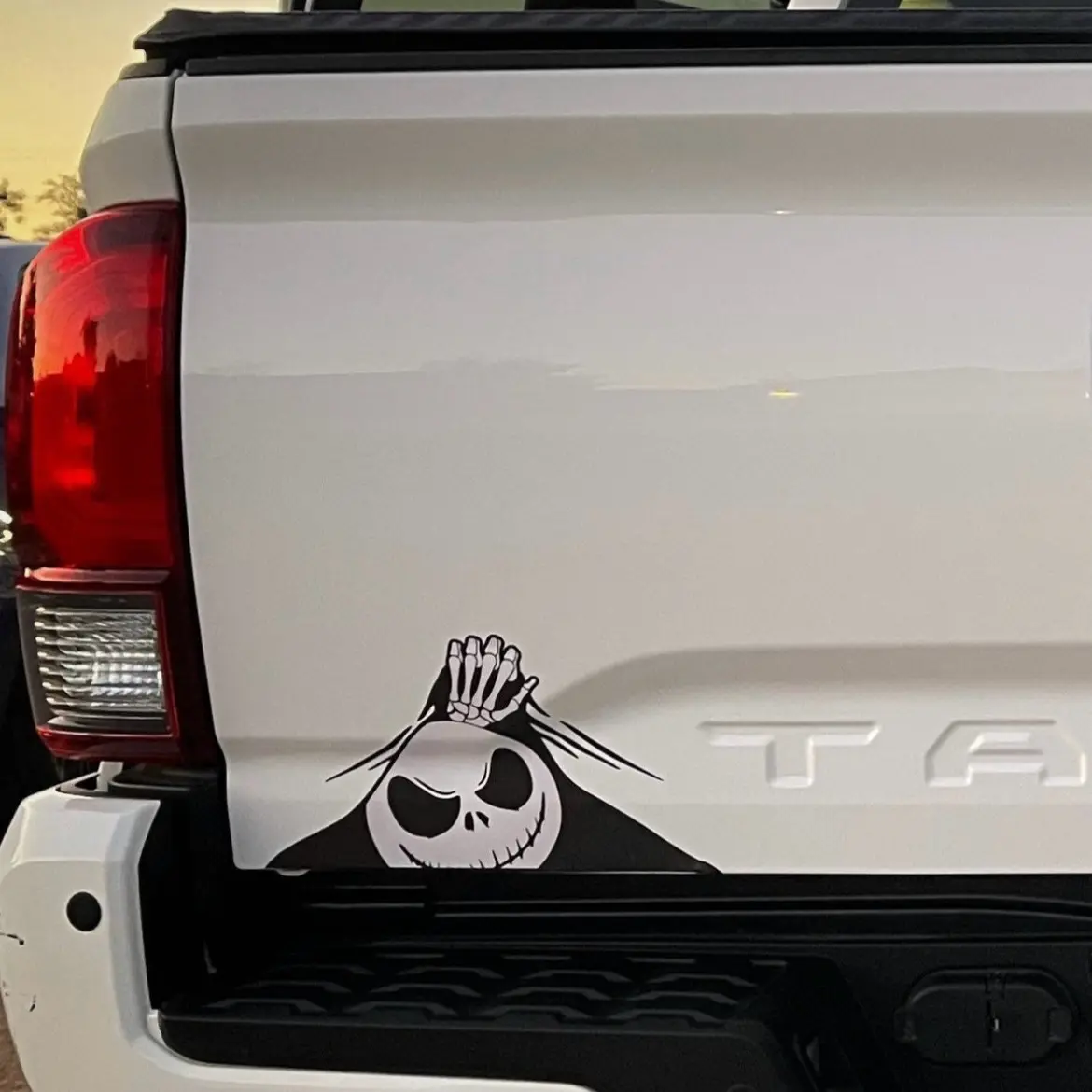 Peekaboo Jack Skeleton Classic Interior Sticker - Car Decals, Stickers for Cars, Automotive-Motorcycle Vehicle Accessories