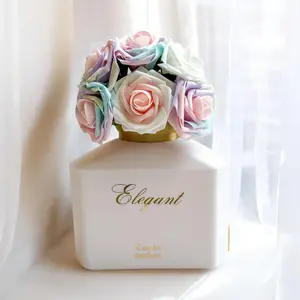 White Floral Perfume Decor