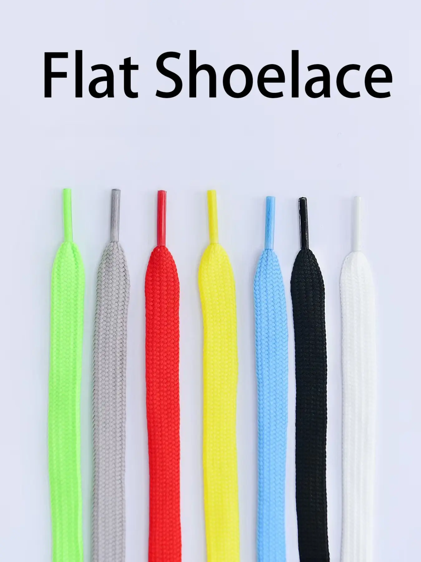 2Pairs Durable Polyester Flat Shoelaces, Sporty Style, Suitable for All Seasons, Perfect for Running and Sports Shoes, Shoelaces for Sneakers