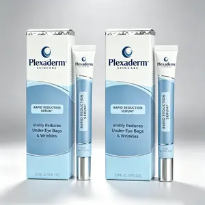 Plexaderm 10ml Anti-Aging Eye Serum, Fast-Acting Formula Reduces Under-Eye Wrinkles, Lifts Sagging Skin for Daily Eye Maintenance