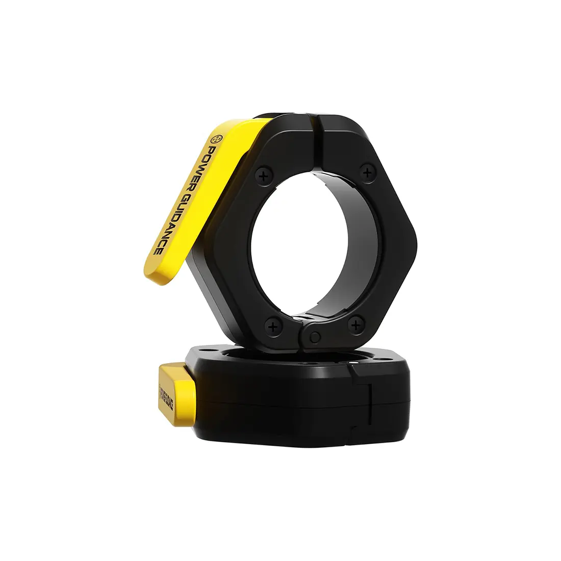 POWER GUIDANCE Barbell Collars Barbell Clips, ONLY for 2 inch Olympic Barbell Clamps,Non-Slip Weight Clamps Quick Release Barbell Collar for Workout Weightlifting, Gym equipment accessories