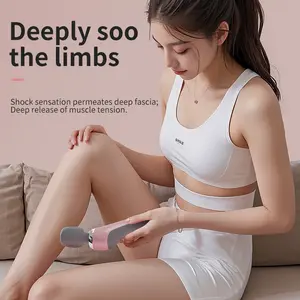 Portable Handheld Massager, USB Rechargeable, Five Adjustable Modes, Multi-Functional Full Body Massager, Relaxes Neck Back Legs Waist