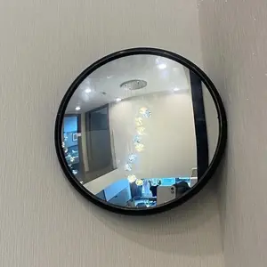 Round Fisheye Convex Wall Mirror, Wide Angle Selfie, Industrial Modern Home Decor, Unframed, Wall-Mounted, Classic Style