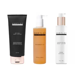 Body Toning Collection - Retinol Body Lotion, Shower Oil, and Exfoliating Body Lotion