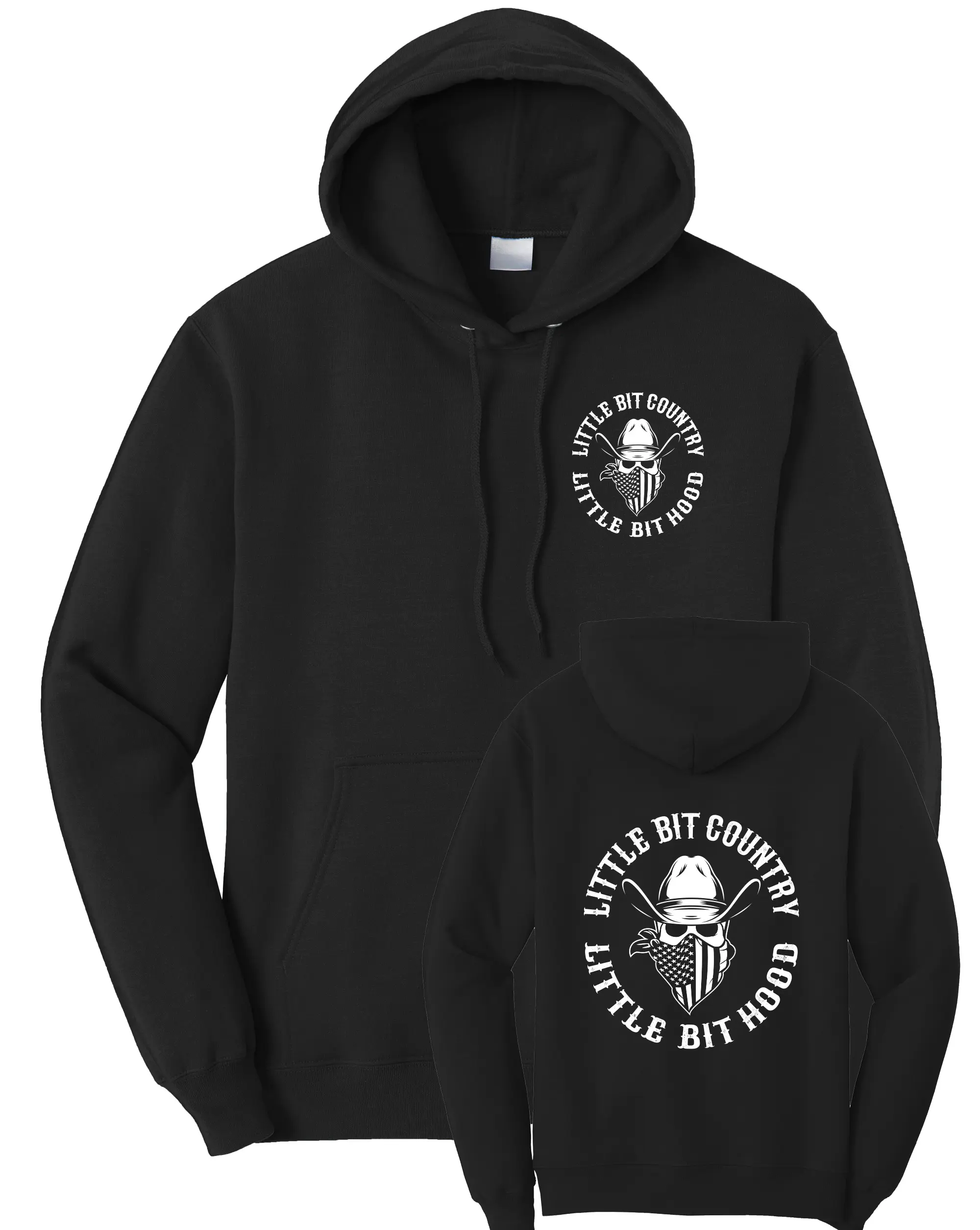 Little Bit Country Little Bit Hood Fleece Pullover Hooded Sweatshirt