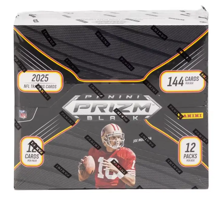 2025 Panini Prizm Black Football Hobby Box
