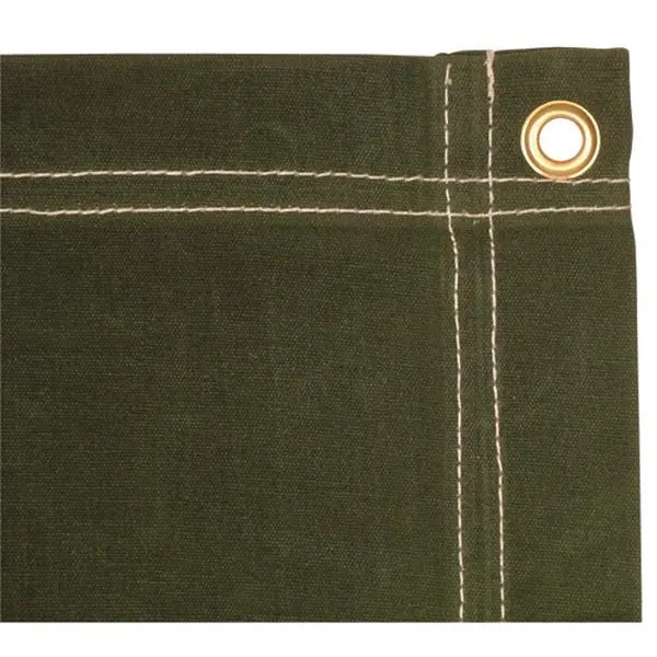 Fox Outdoor OD Canvas Tarp, Outdoor Rain Protection Cover for Home Supplies (Model 81-1232)