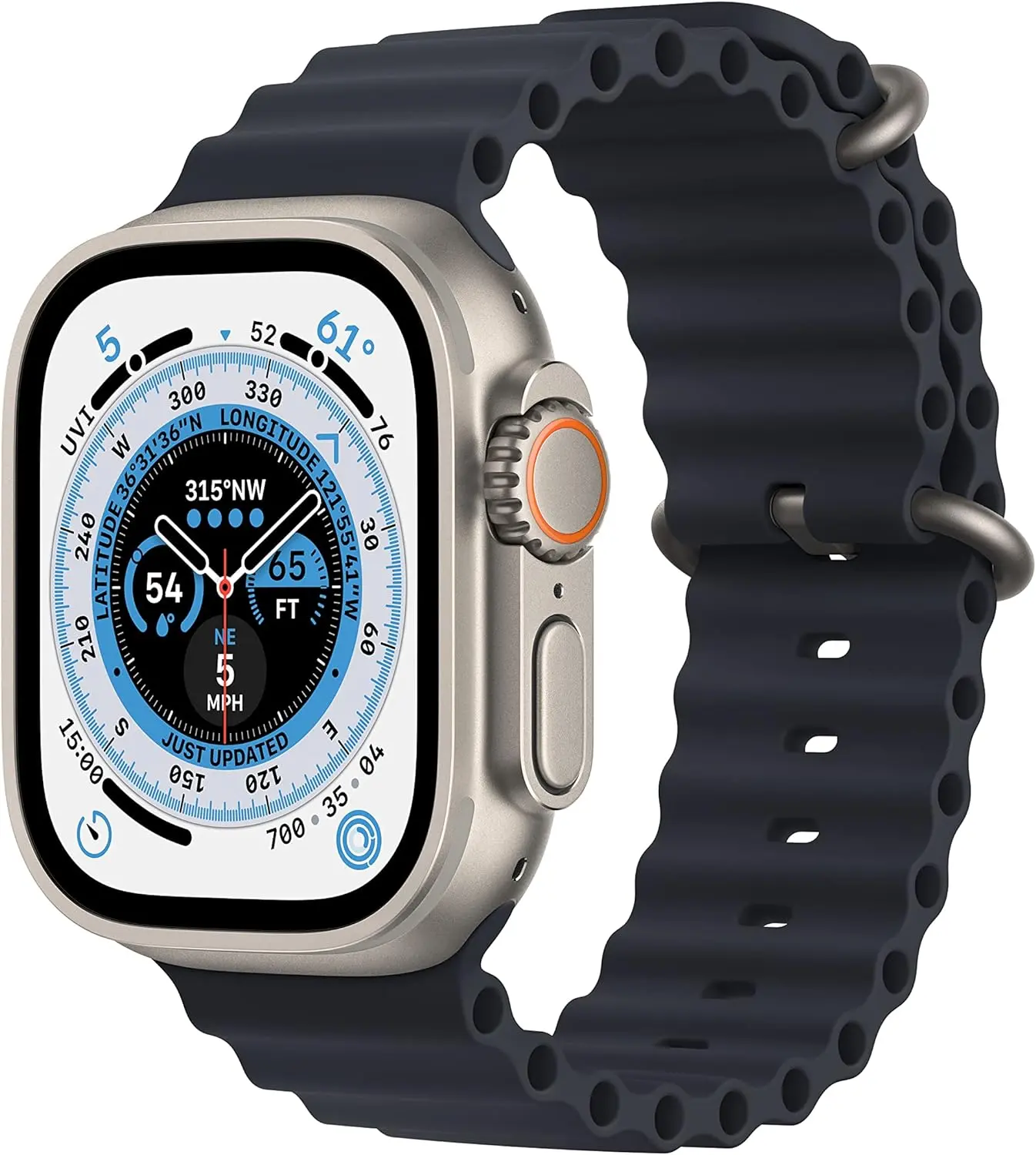 Refurbished Apple Watch Series Ultra with Midnight Ocean Band - GPS + Cellular (1 Year Warranty) Excellent Condition