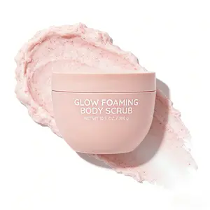 Exfoliating Body Scrub (300g) | Smooth, Glowing Skin | Targets KP, Strawberry Legs & Rough Texture | Niacinamide for Brightening + Rosa Extract | Hydrating, Non-Stripping Formula