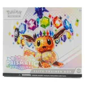 Pokemon Scarlet & Violet: Prismatic Evolutions Elite Trainer Box Trading Cards