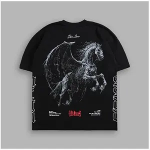Darc Pegasus "Side By Side" Premium Tee in Black Short Sleeve  Soft Everyday Wear True to Size