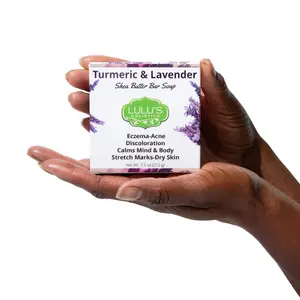 Turmeric & Lavender Shea Butter Bar Soap – Calming Brightening Cleanse