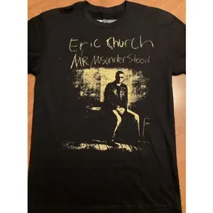 Adults and Youth NWOT Official Eric Church Mr. Misunderstood Concert Tour Shirt Size Small Rare