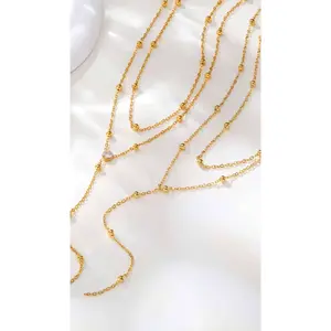 Double layer Y Neclace