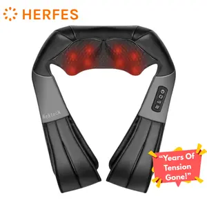 [Limited Release] Neck and Back Massager with Heat Function 8 Kneading Nodes Adjustable Speeds 15-Minute Auto-Shutoff Lightweight Daily Use Valentine's Gift For Him & Her Mother's Day