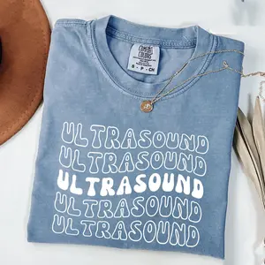 Ultrasound Technologist Comfort Colors Retro T-Shirt, Sonography Grad Student Shirt, Ultrasound Tech Tee, Gift for Sonographer Student