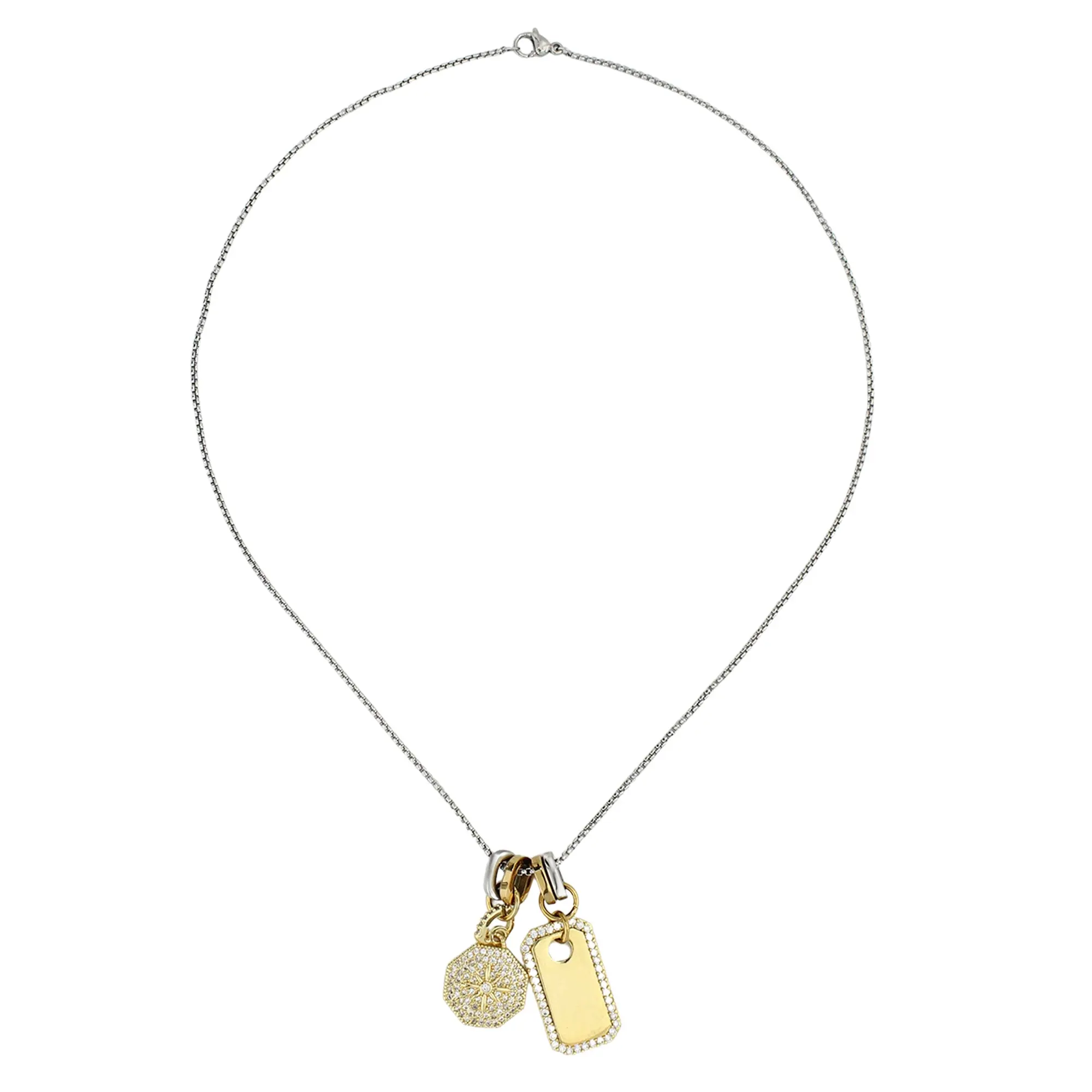 TAG CHARM NECKLACE