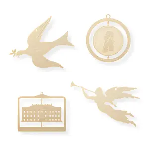 The Official White House Christmas Ornament Set 1981 to 1984