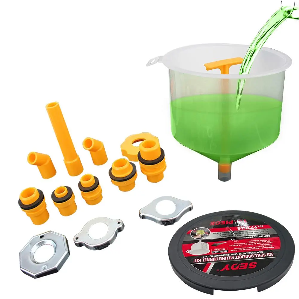 Car Funnel Suction Cup, Funnel Nozzle Coolant Filter, Universal Vehicle Motorcycle Fuel Pour Tool, Automotive Repair Kit, Car Repair Tools
