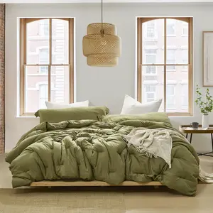 Summertime Thick - Coma Inducer Oversized Comforter Set - Olive Drab