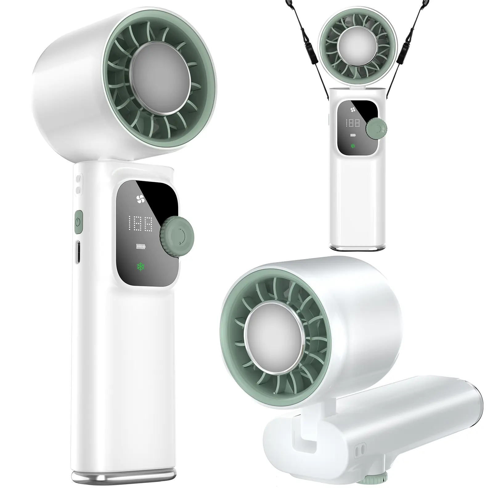 199-Level Precise Wind Control Handheld Fan - Foldable, Adjustable, Airflow Enhancer Portable Fan with Automatic Settings, Summer Travel & Outdoor Household Appliance Essential, Portable Fans, Airflow Enhancer Portable Fans