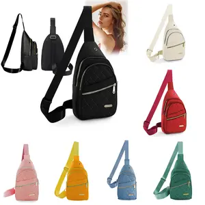 Quilted Large Capacity Crossbody Bag | Unisex Fanny/Chest Pack | Casual Daily Use