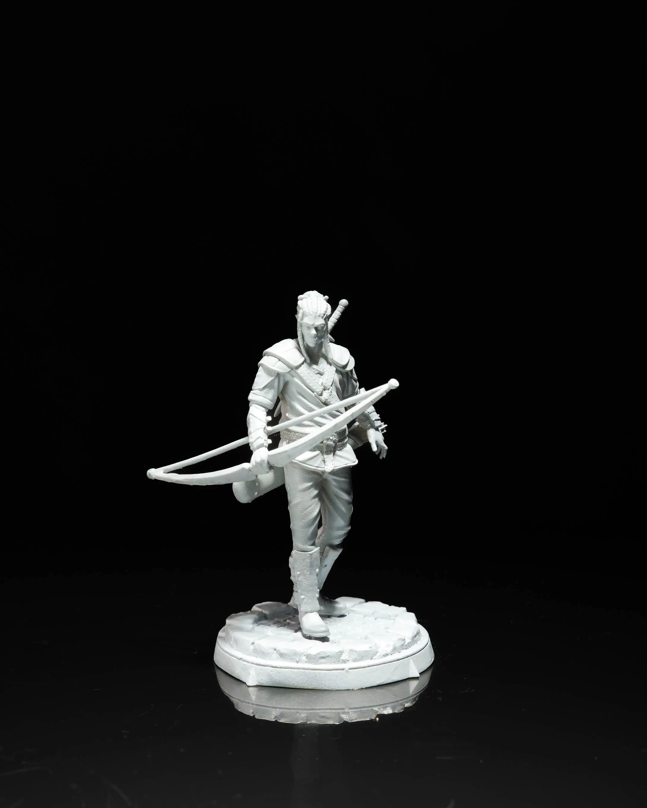 Eagon Milvenin The Graveyard of Sorrows High-Detail 3D Resin Print Miniature - Hand Crafted, 3D-Printed, Horror Figurine, Decorative Pieces, Miniature Figures, Paintable Collectible, Tabletop RPG DnD Dungeon Game Statue, Home Decor, 3D-Printed Miniatures,