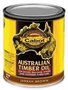 212 MAIN Valspar 1 Qt Jarrah Brown Australian Timber Oil, Linseed Oil with UV Protection & Translucent Finish, for Decks & Outdoor Use, Pack of 4