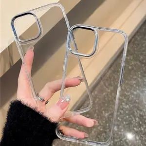 Minimalist Transparent Acrylic Phone Case Compatible With Samsung Galaxy S25 EDGE/S 24/S23FE/S22 Ulrta A14 A15 A16 A25 A26 A34 A35 A36 A56 A53 A54 A55/MOTO G10/13/15/32/34/35/54POWER/55/60/75/84/G30/G23/G53/G60s/ Google PIXEL 3A/4A/5A Soft Cover