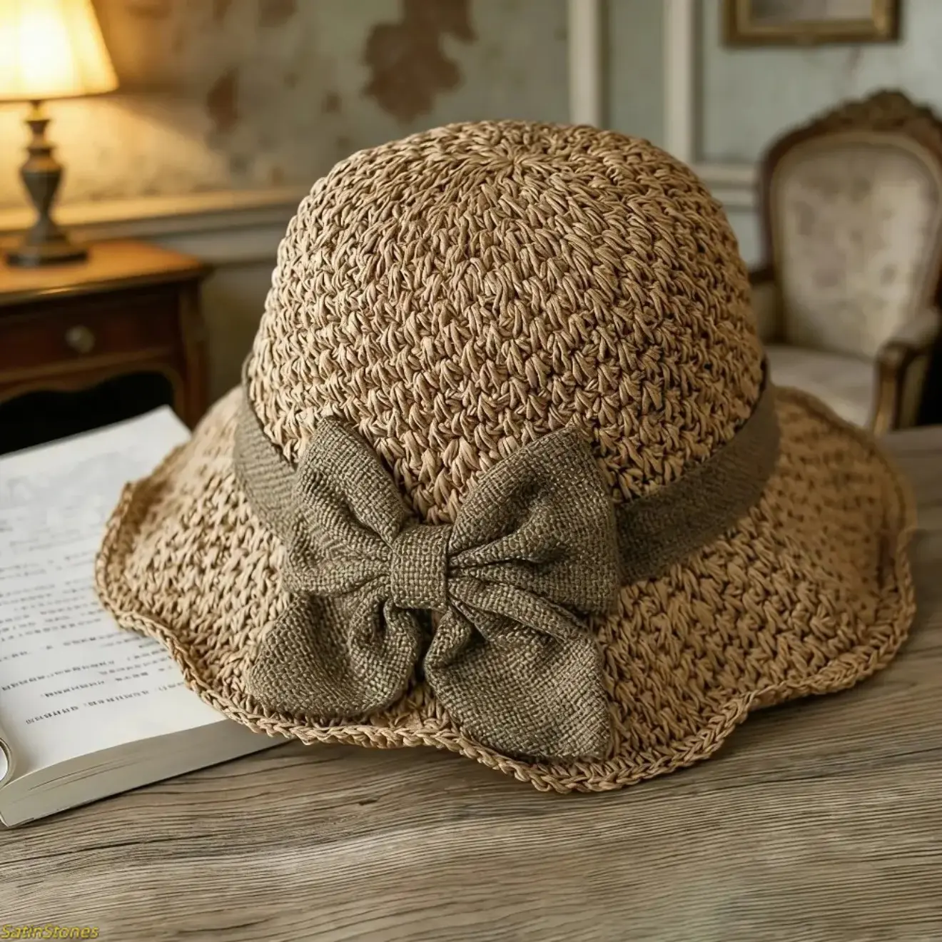 Vintage Plain Cotton Sun Hat, A Portable and Casual Outdoor Bucket Hat for Men and Women, Handcrafted and Foldable for Travel, Unisex, Beachy Hats