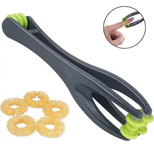 Cotsoco 2-in-1 Finger & Hand Massager Roller and 5 Pcs Acupressure Massage Rings for Finger Hand Massage, for Circulation, Stress, Arthritis and Hand Pain Relief,for Hands, Palm & Wrist TikTokShopBlackFriday
