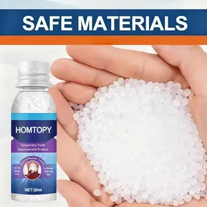 Moldable Dental Gel Dentures Temporary Fillings Cavities and Teeth Fillings Temporary Tooth Filling Denture Kit Oral false tooth fake Denture Restoration Beads,smile confidence booster, tooth replacement kit,black friday deals