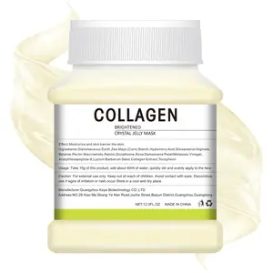 Collagen Facial Mask Powder, 12.3 fl.oz, Professional Face Skincare Gel mask,COLLAGEN, Brightened & Crystal Jell Mask, Hydration with Moisture, Smooth & Easy to Apply Face Treatment