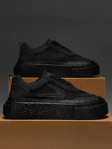 Men's Breathable Mesh Sneakers, Breathable Walking Sneakers, Trendy Thick Sole Sports Shoes, Casual Dad Shoes, All Seasons Comfort Footwear
