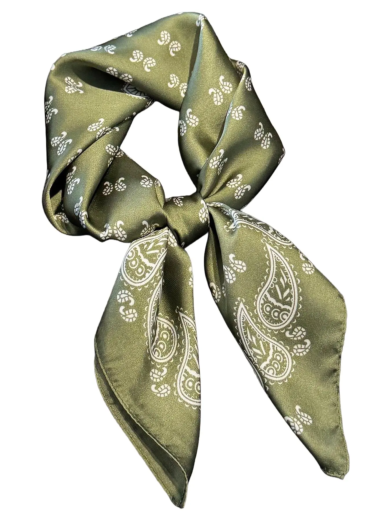 Women's Ditsy Floral Print Square Scarf, Printed Polyester Scarf, Boho Style Scarf, Casual Versatile Bandana for Women, Fashion Accessories for Daily Wear, Casual Soft Scarf